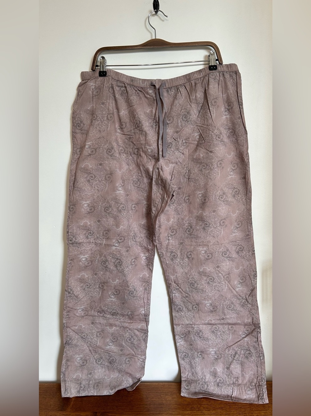 JOE FRESH 100% COTTON WIDE LEG PAJAMA PANTS